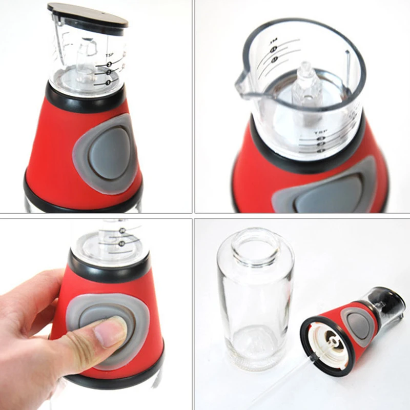 Дозатор для оливкового масла и уксуса 17 унций емкость насоса с измерительным