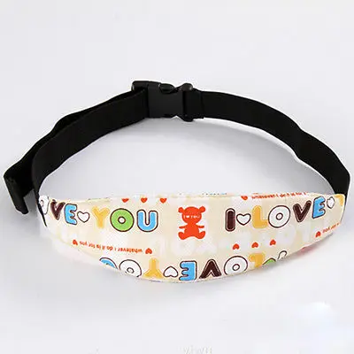 

Pudcoco Useful Adjustable Child Kids Safety Car Seat Travel Sleep Aid Head Strap Support Cute Animal Letter Print Safety Strap