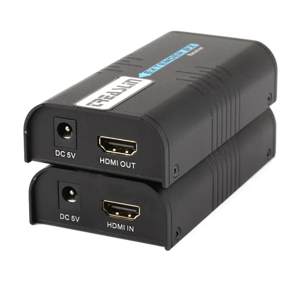 TreasLin 120 м HDMI Extender 1080P hdmi передатчик и приемник по TCP/IP один Cat5e Cat6 сетевой кабель