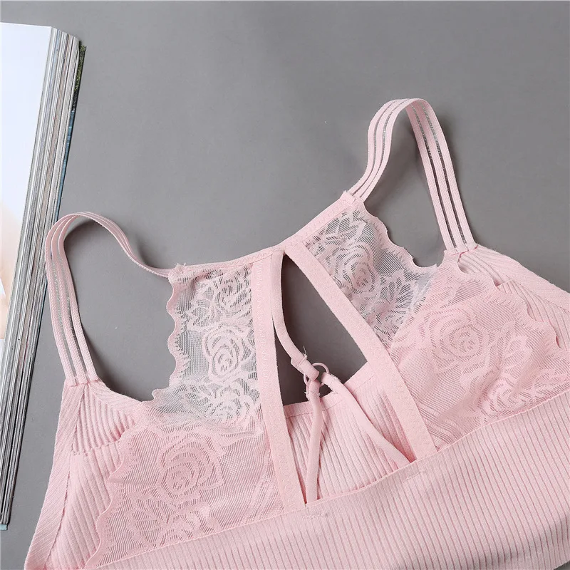 Кружевные бюстгальтеры beauty Back бесшовный Бюсгальтер сексуальный Camis Bralette женские