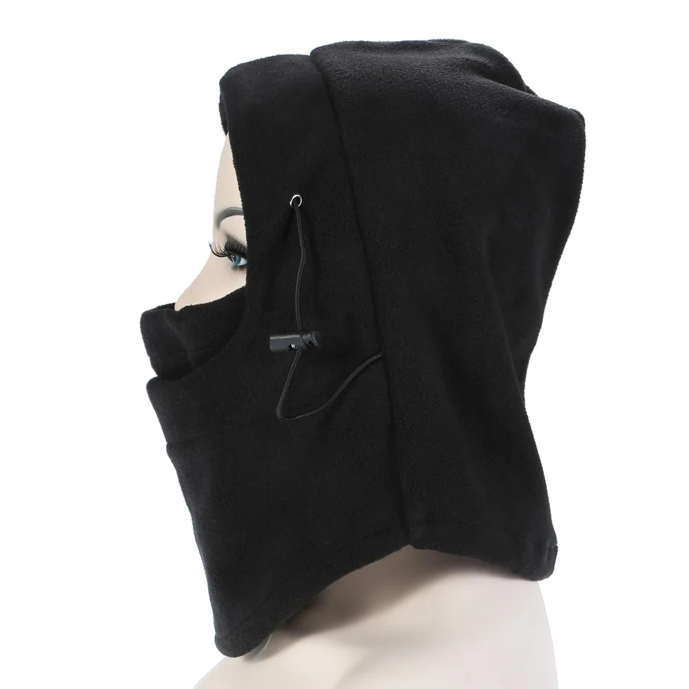 Winter Cycling Windproof Warm Fleece Hat Full Face Mask Double Layer Multifunction Outdoor Riding Sports Cap For Men & Women | Спорт и