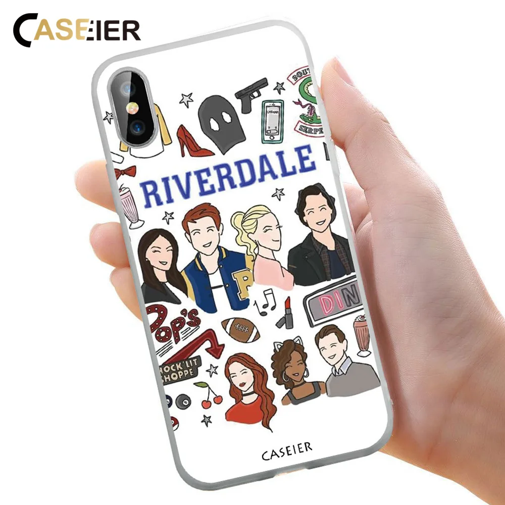 Чехол CASEIER с рисунком ривердейла для Xiaomi Redmi Note 6 5 Plus Pro чехол 8 Lite A1 A2 5X задняя