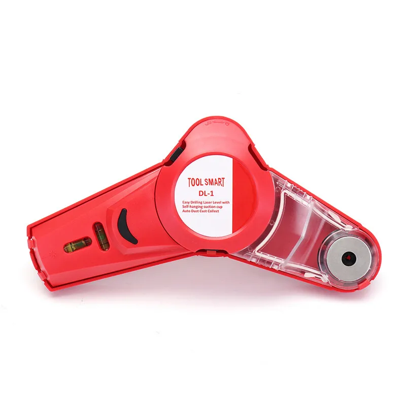 1pc Portable 650nm Laser Level Tools Infrared Locator Easy Drilling Dust Collector With Self-hanging Suction Cup | Инструменты