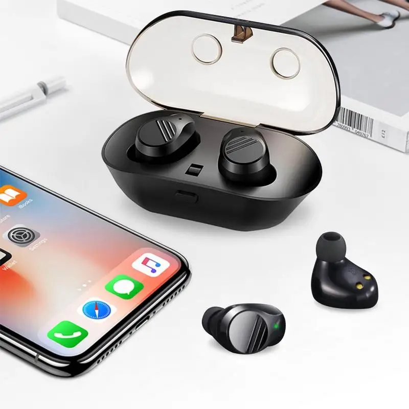 Беспроводная bluetooth гарнитура TWS зарядка бен мини невидимый бинауральный в ухо