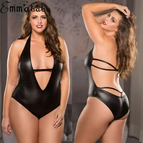 Женское черное сексуальное нижнее белье большого размера S-XXL | Тематическая