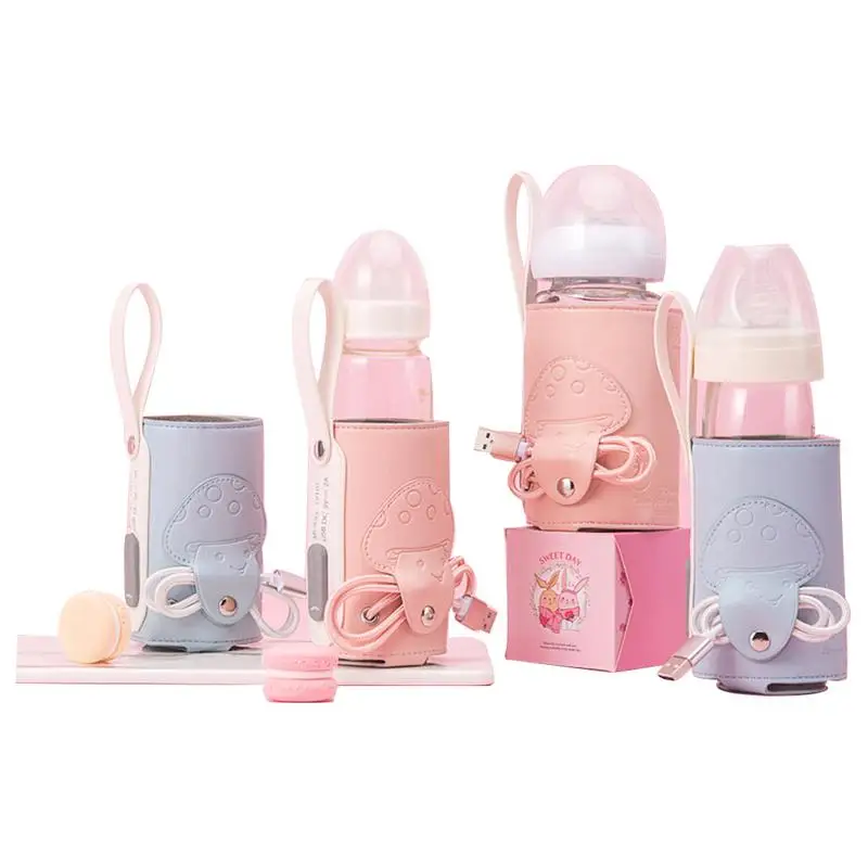 Baby Milk Bottle Insulation Cover Universal Heating USB Charging Constant Temperature Heater | Мать и ребенок