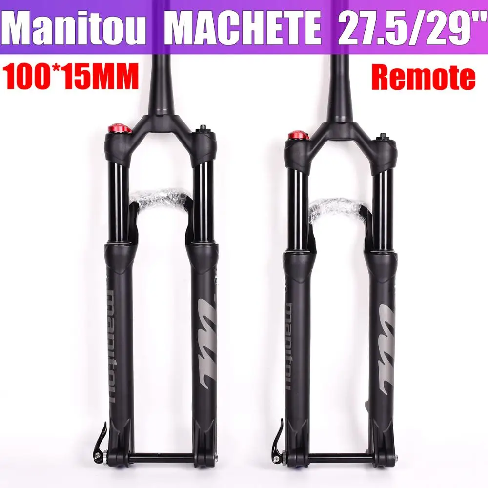 Фото Manitou Machete Comp 100*15 мм 27.5er 29inche Велосипедная вилка размер воздуха горный MTB Передняя