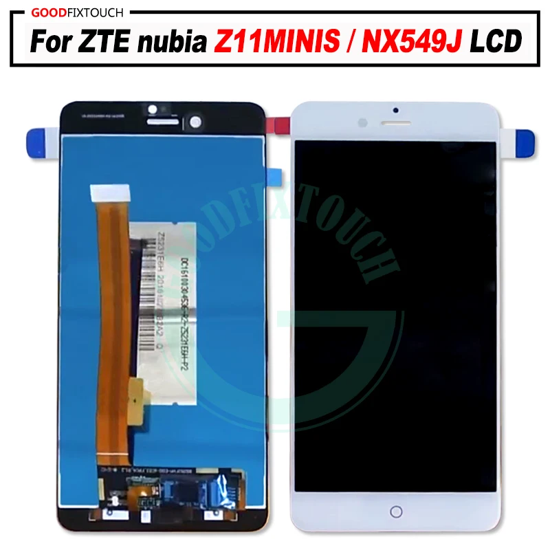 ЖК-дисплей 5 2 дюйма для ZTE nubia Z11MINIS сенсорный экран с дигитайзером Z11 NX549J оригинал |