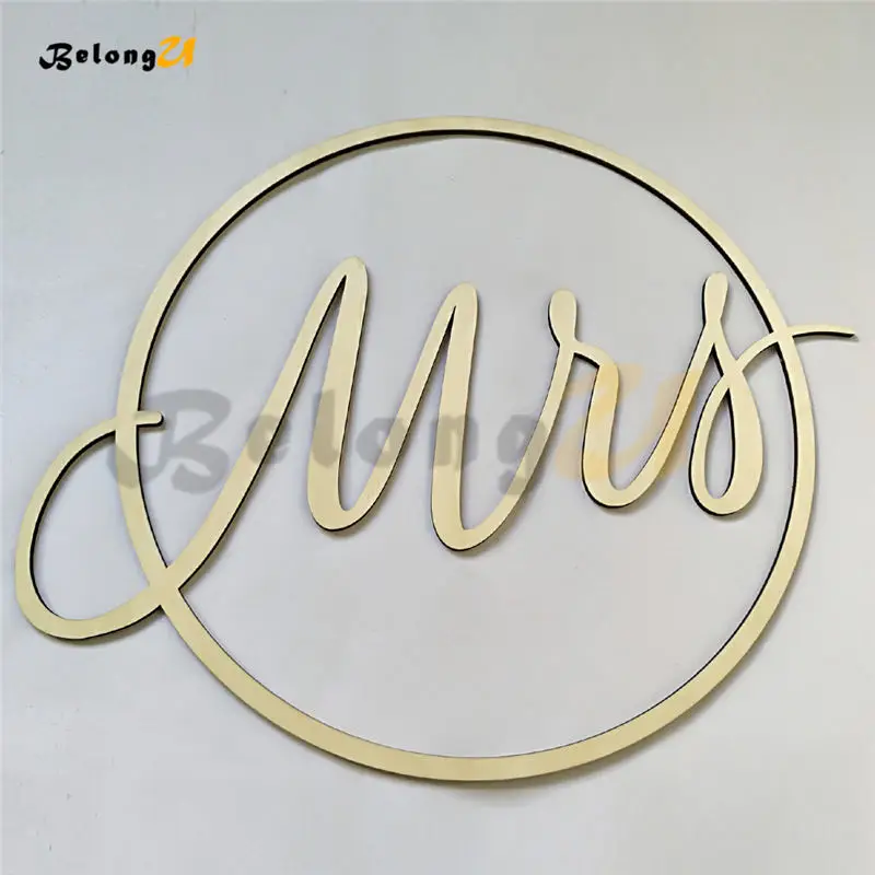 2 шт. Mr Mrs подвесной знак свадебное украшение для вечеринки деревянный декор