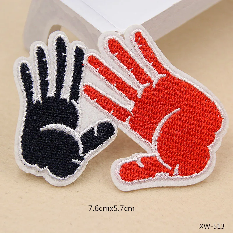 PGY Cartoon Embroidered Patches DIY Flamingo Letter Rainbow Cactus Etc. Cloth Clothes Scarf Decoration Patch Applique Diy Badges | Дом и сад