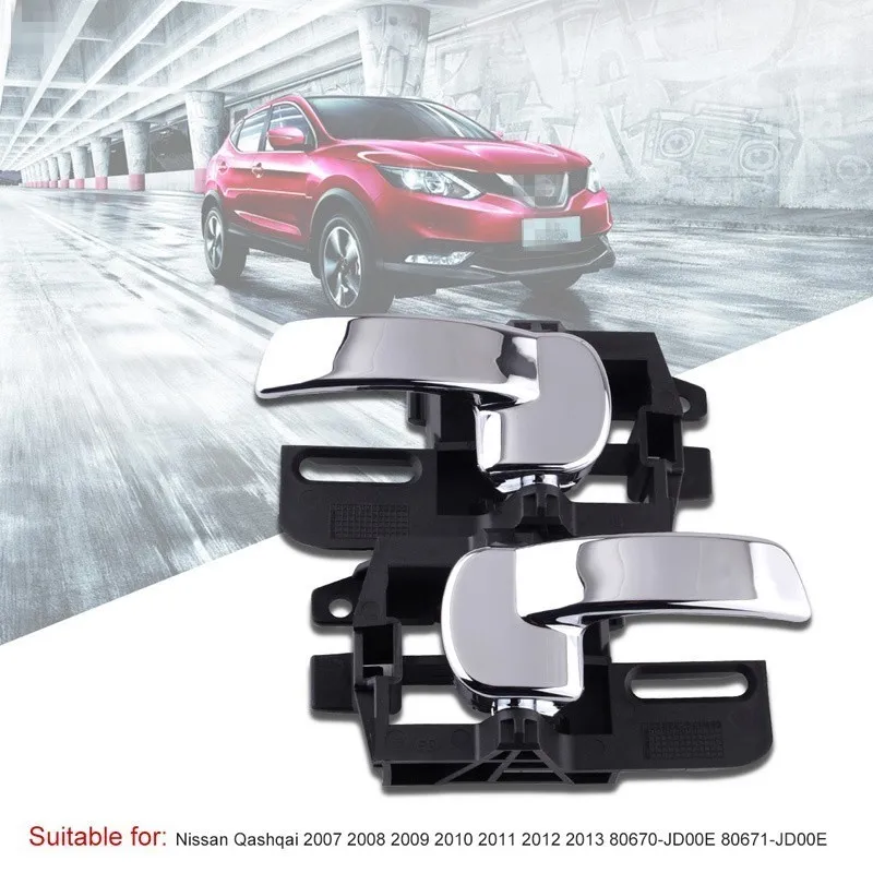 Ручка двери для салона автомобиля SPEEDWOW левый + правый Nissan Qashqai 2007 2008 2009 2010 2011 2012