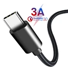 Кабель CXV 3A USB Type C для xiaomi redmi note 7 USB-C кабель быстрой зарядки Type-C для Samsung Galaxy S9 S8 S10 PLUS note9 2 1,5 M