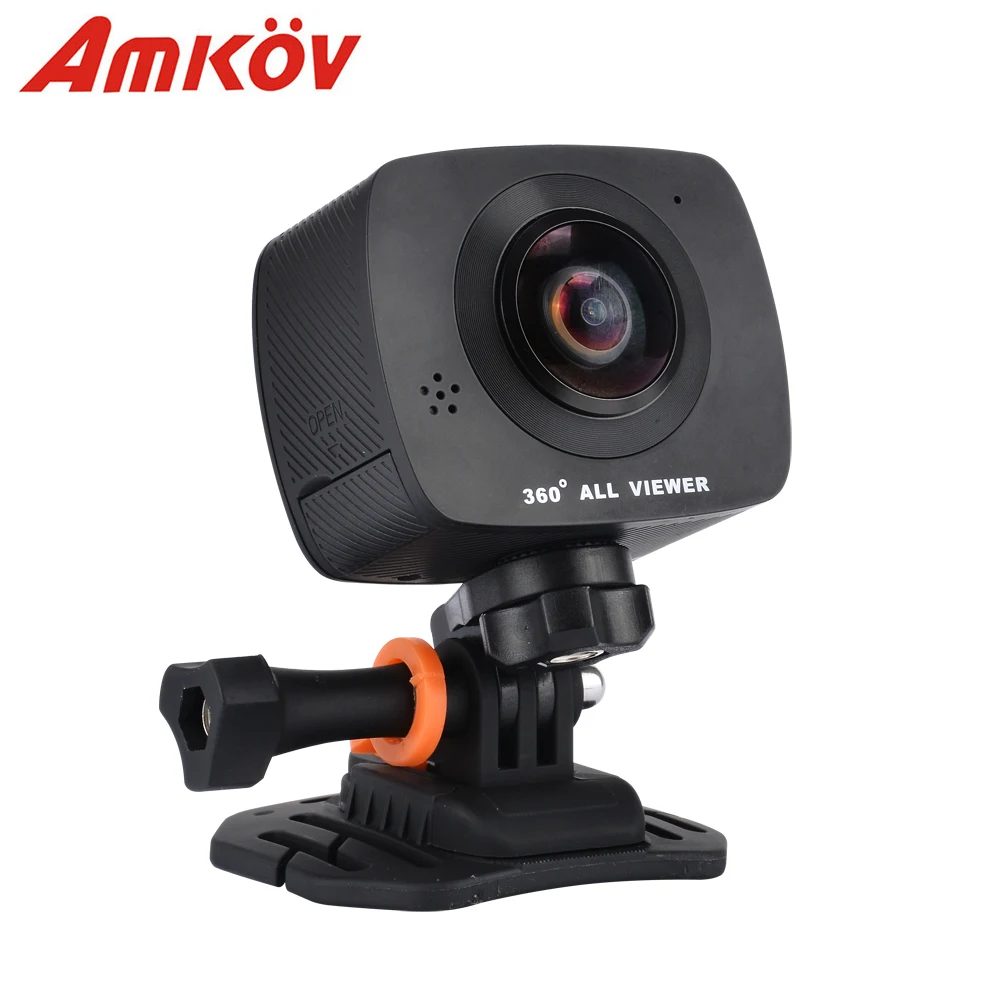Оригинальный AMKOV AMK200S беспроводной 360 градусов Action Sports Камера панорама CMOS двойной