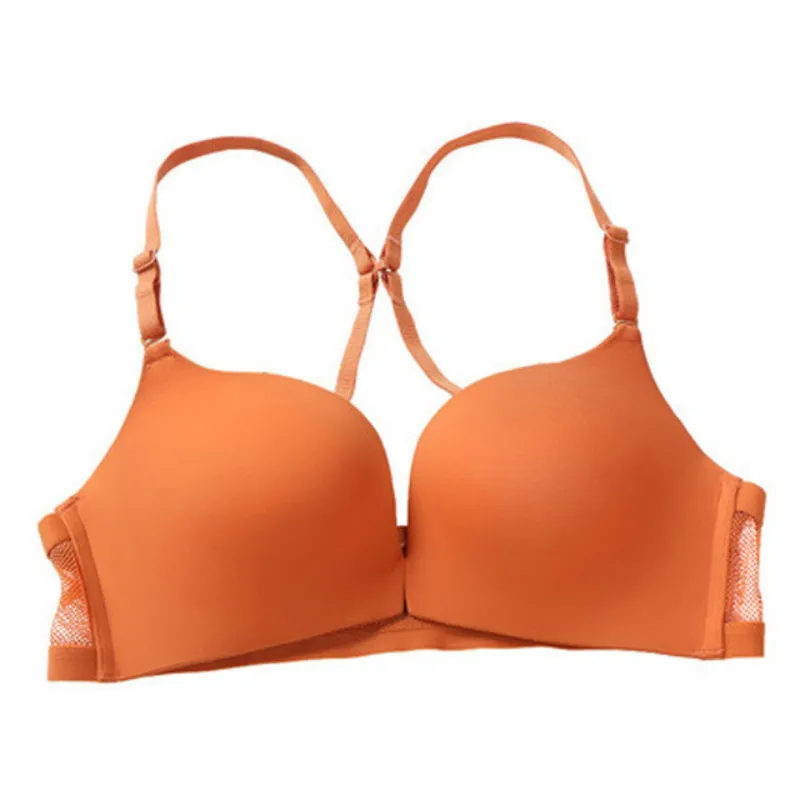 Bralette французская Передняя Пряжка полый нейлон красота задняя Удобная толстая