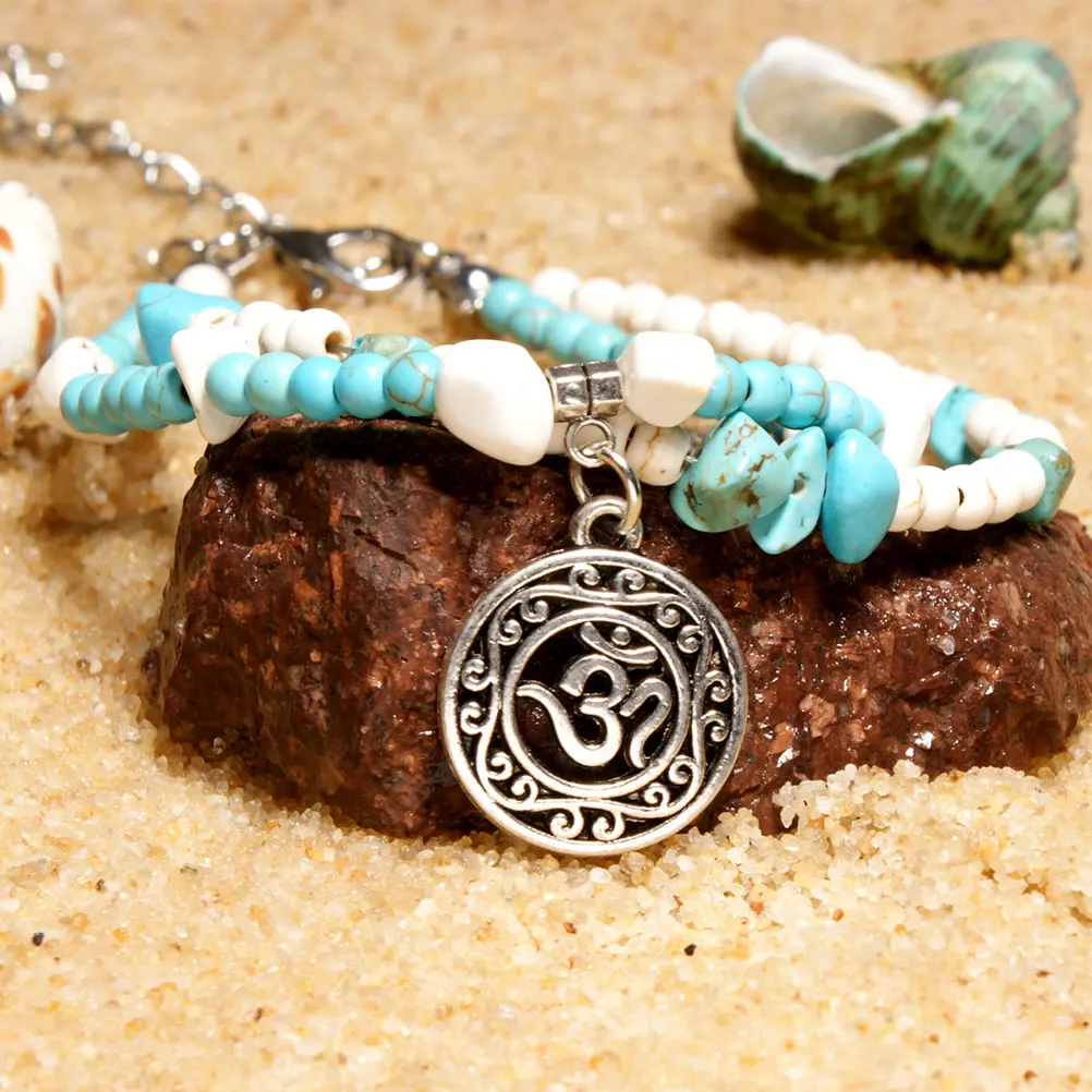 1 шт. Будда красивый Attactive ножной браслет стильный декор лодыжки для пляжа