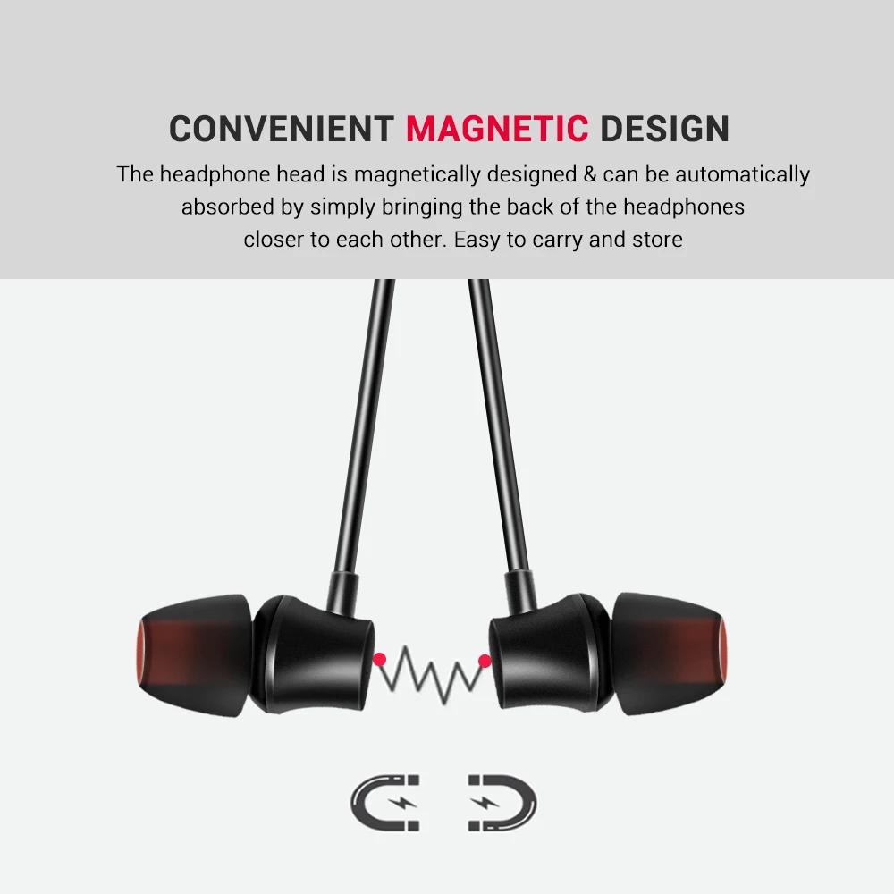 KISSCASE беспроводные Bluetooth наушники спортивные с микрофоном стерео auriculares bluetooth для