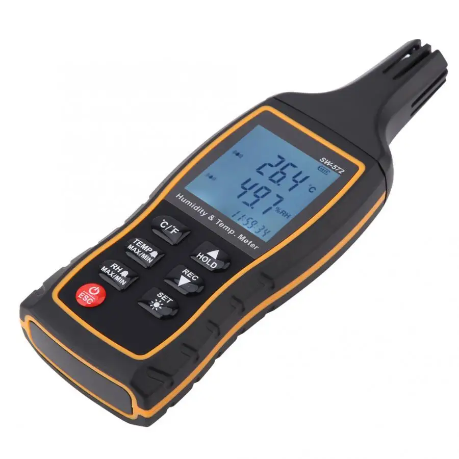 Thermal Camera SW-572 LCD Thermometer Handheld Digital Temperature Detector Hygrometer Humidity Monitor Meter | Инструменты
