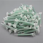 50 шт.компл. AB клеевой пистолет, статический миксер, смесительная трубка, пластиковая смола, смесительная насадка на шприц 83 мм для двух компонентов, машина для смешивания жидкости