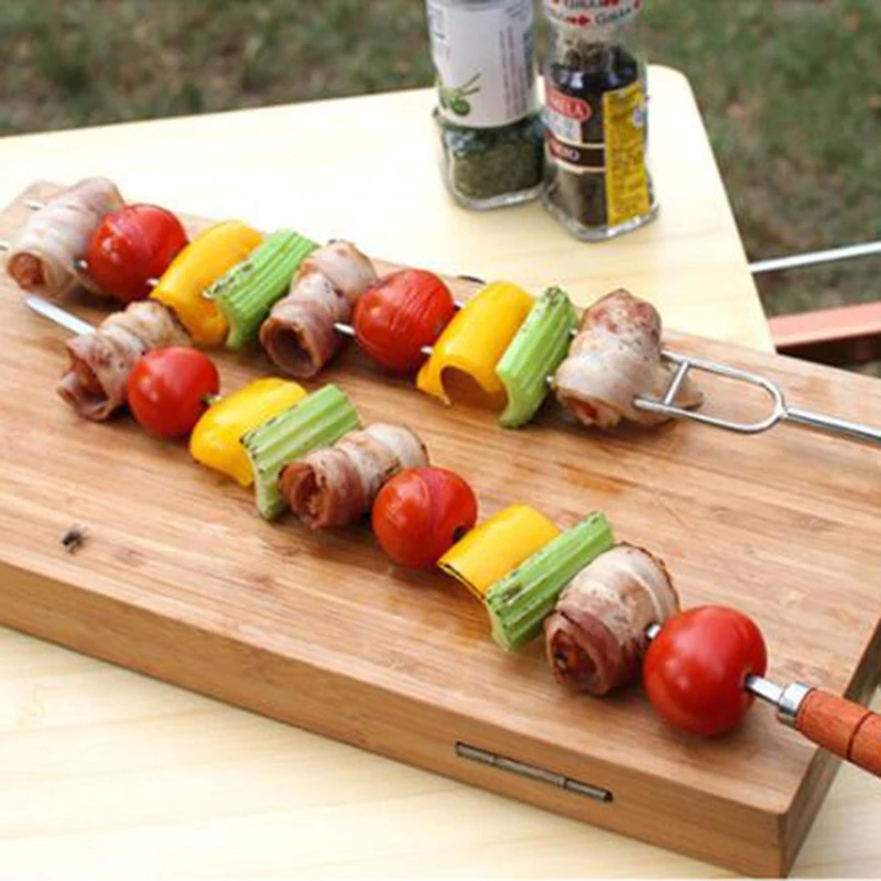 5 шт. деревянная ручка боксеры u типа Нержавеющая сталь на открытом воздухе