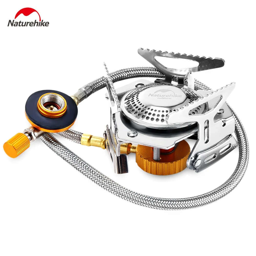 Naturehike NH17L040 T Портативная Складная Походная горелка с рассекателем газовых горелок|Уличные плиты| |