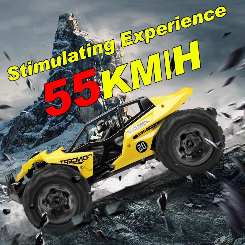 RC автомобиль 55 км/ч 4WD высокий гоночный скоростной автомобиль альпинистский пульт дистанционного управления электрический автомобиль внедорожный автомобиль грузовик 1:12 Дрифт подарки для мальчиков