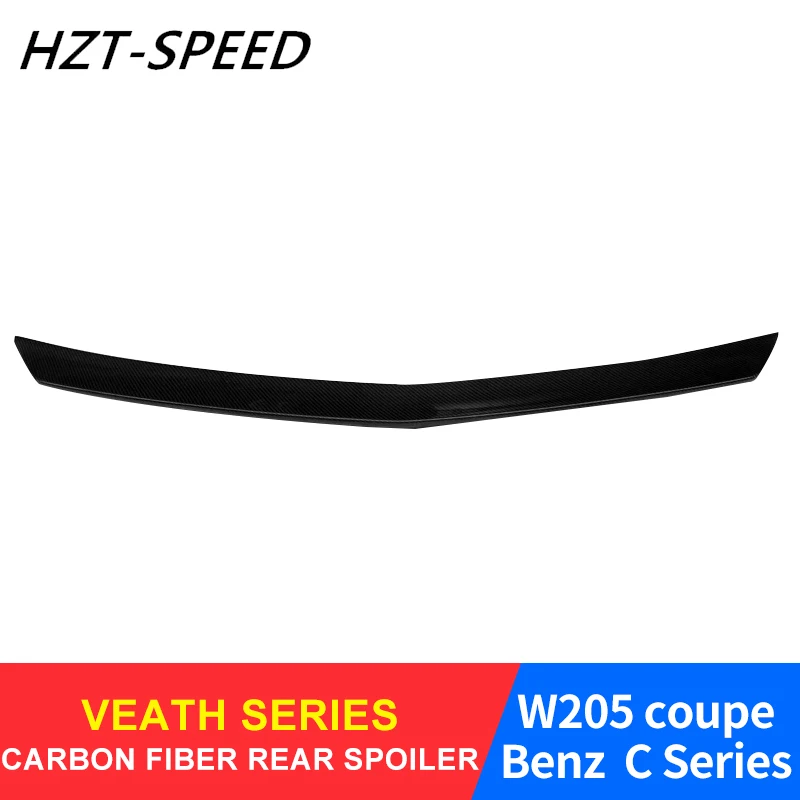 

2015 -2018 для BENZ серии C W205 coupe спойлер крыло из черного углеродного волокна модифицированный VEATH задний спойлер
