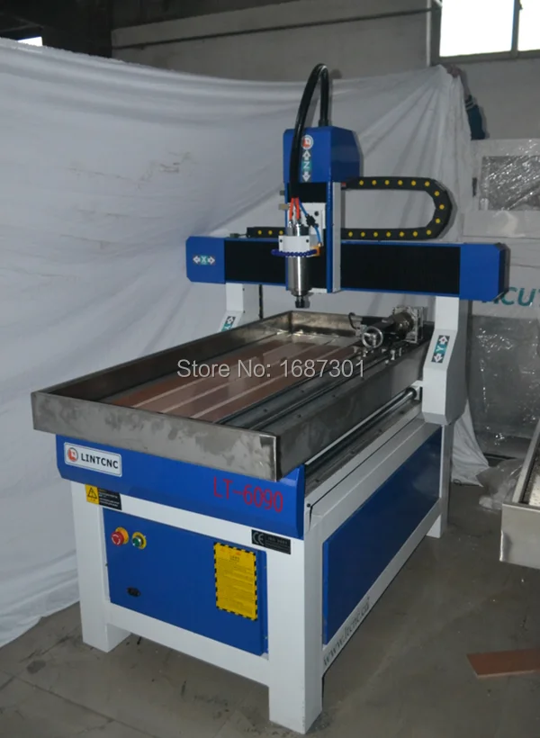 China 2.2kw spindle 4axis 600*900 cnc milling engraving 3D 6090 router for woodworking | Инструменты