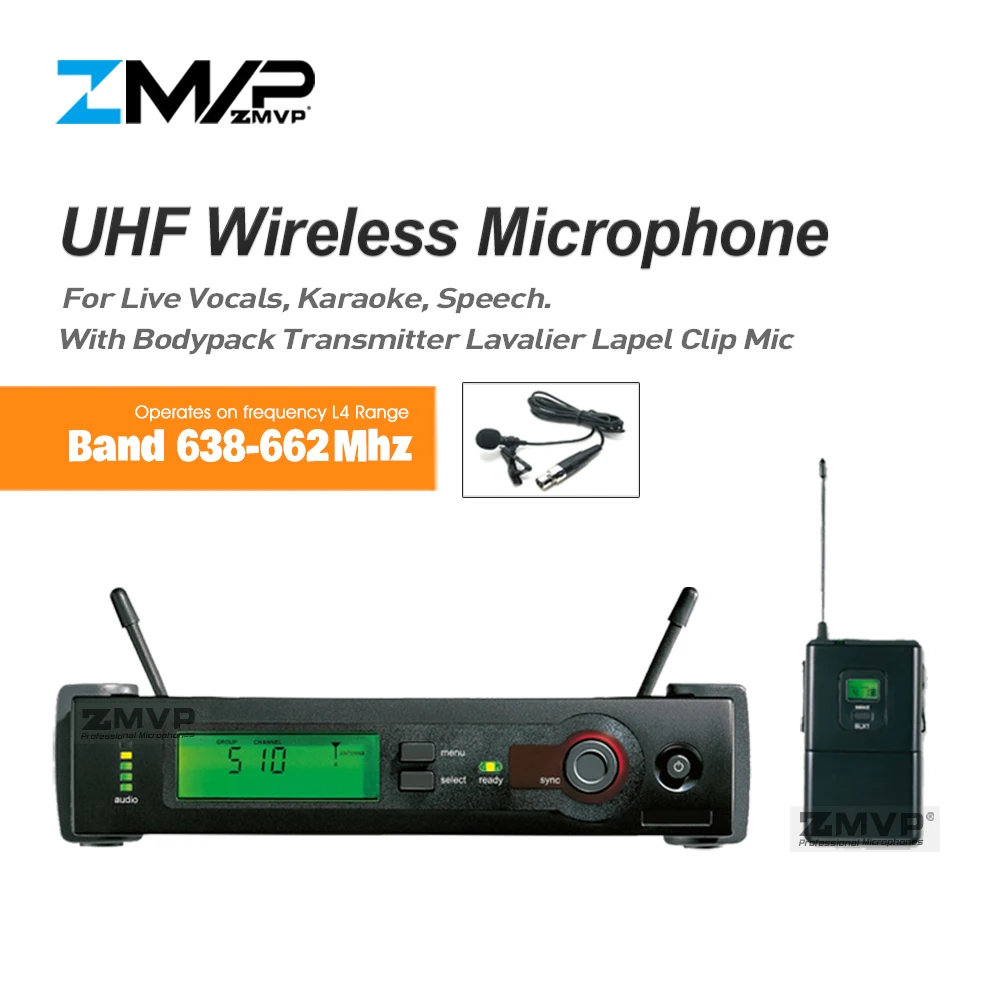 Профессиональный микрофон UHF SLX14 беспроводной с SLX Bodypack передатчик петличный
