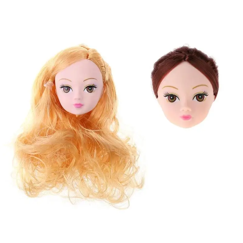 ПВХ голые головы кукол с длинными волосами пластиковые формы для выпечки тортов