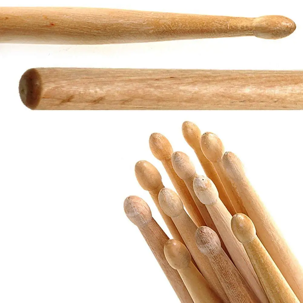 12 Drum Sticks (6 pairs) 5A Drumsticks Maple High Quality Wood |