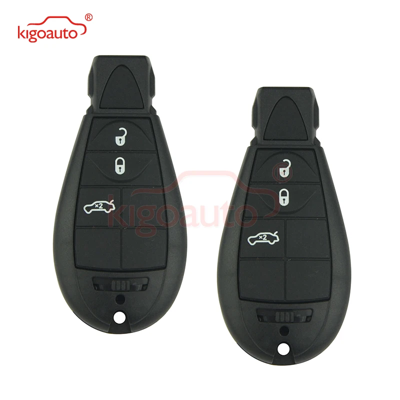 Kigoauto 2 шт. 68066859AD 3 кнопки 434 МГц для Chrysler 300C Voyager Jeep Cherokee Dodge Caliber Journey 2008 2009 2010|Ключ от