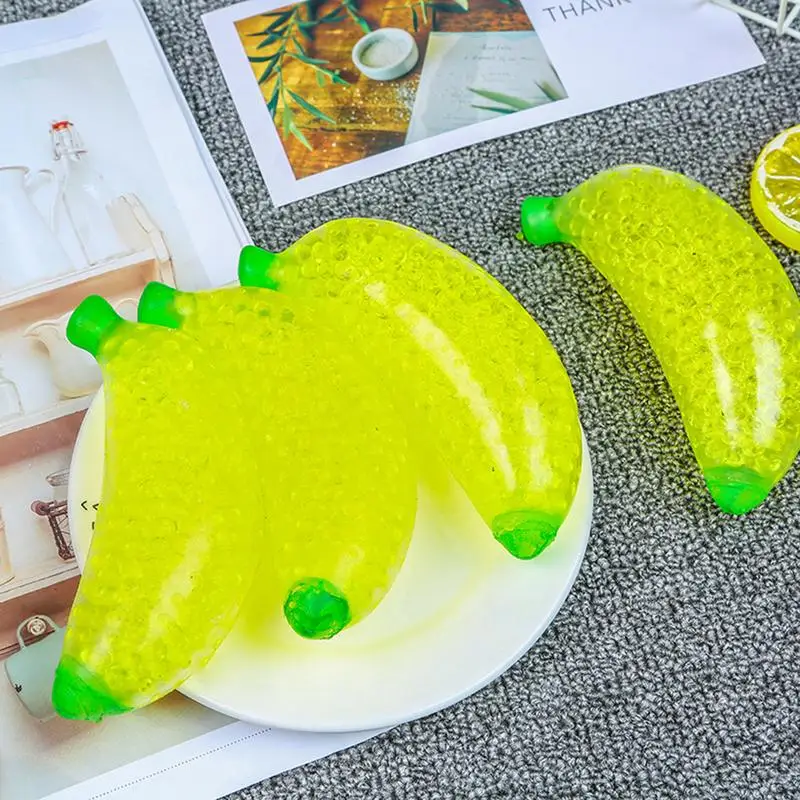 Инновационный банановый Squishy игрушки вентиляционный мяч реалистичные фрукты для