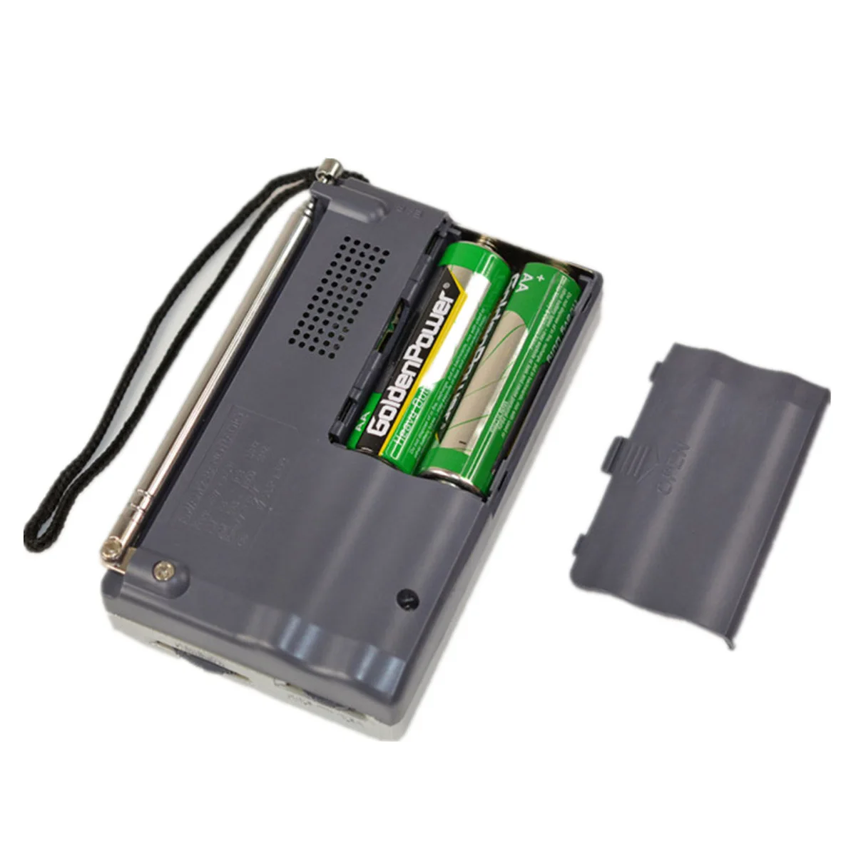 INDIN Серебряный Мини Портативный AM/FM телескопическая антенна радио | Электроника