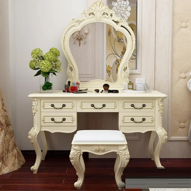 Coiffeuse Avec Miroir Tocadore Para El Dormitorio Европейский деревянный кварто мебель для спальни