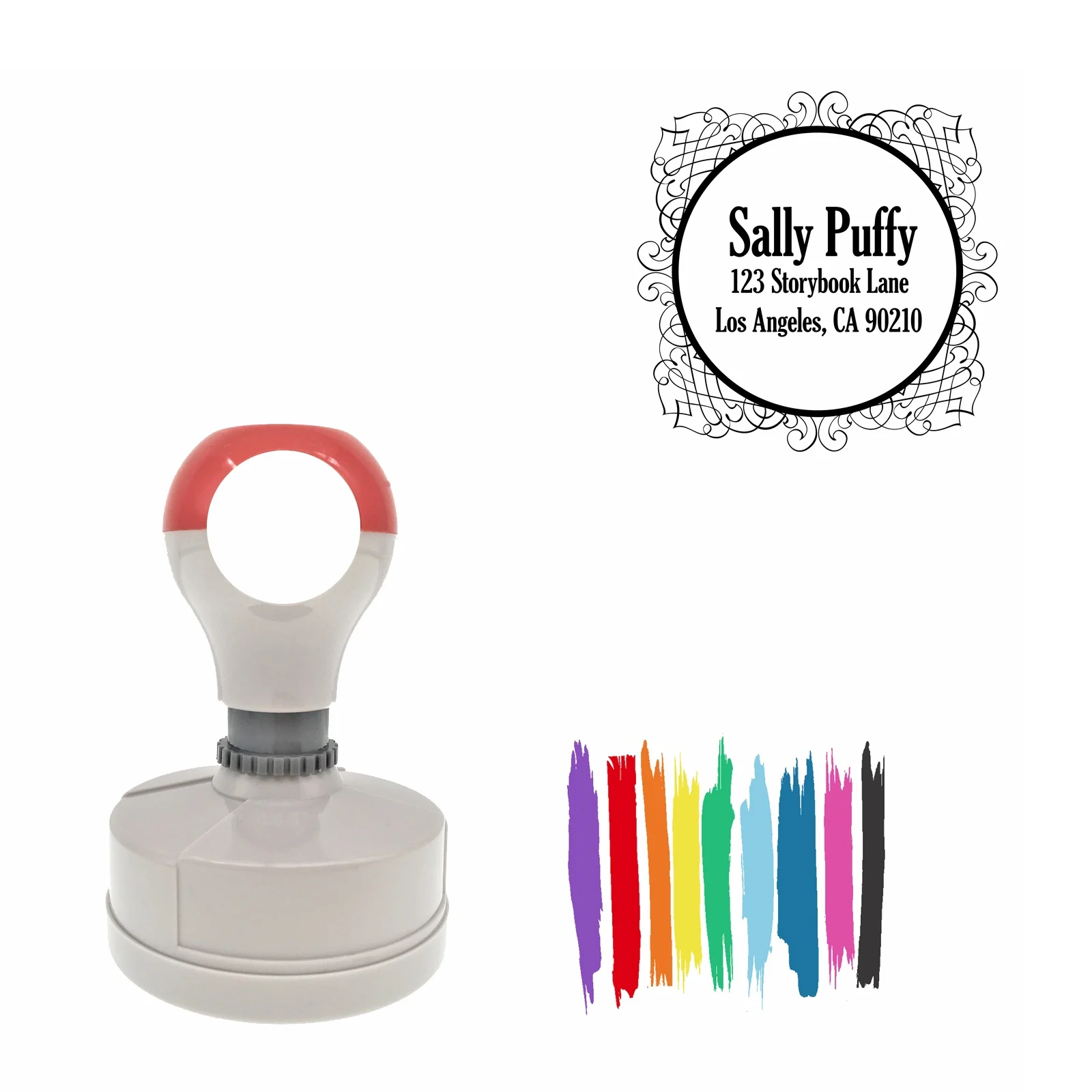 

Заплетенный Кельтский дизайн Bbloop, Круглый, предварительно нанесенный, вырезанный лазером адресный штамп