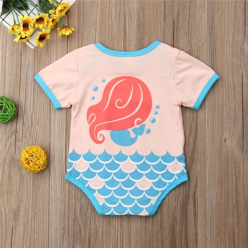 Модный летний комбинезон PUDCOCO для маленьких девочек футболка детей летняя