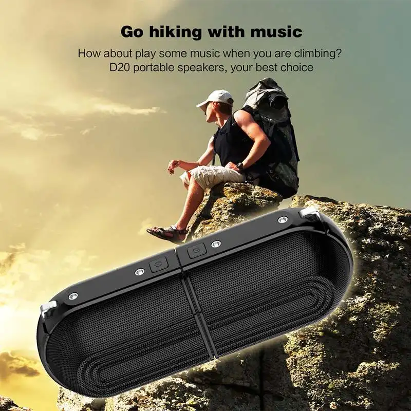Магнитная bluetooth Колонка Ovevo D20 TWS колонка с двойным динамиком домашняя