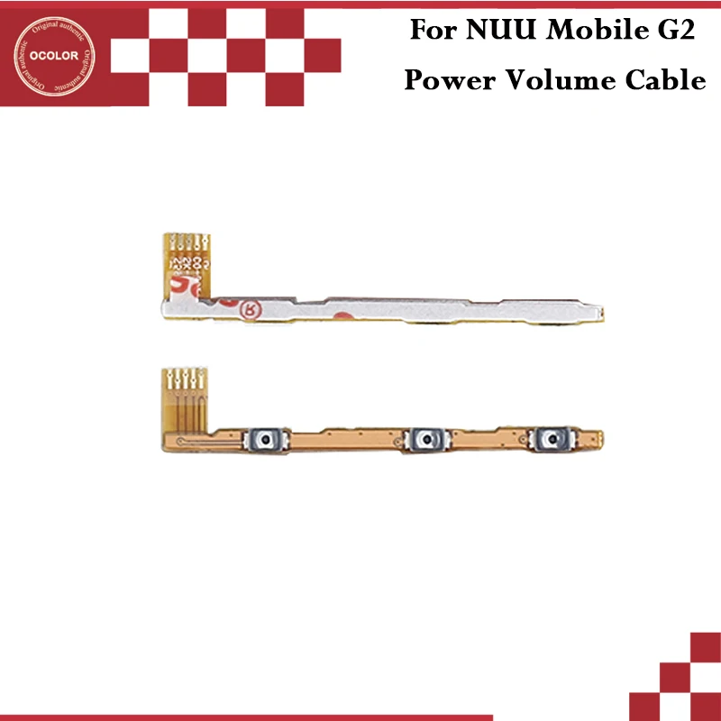 Ocolor для nuu Mobile G2 кнопка питания громкости Гибкий плоский кабель мобильного