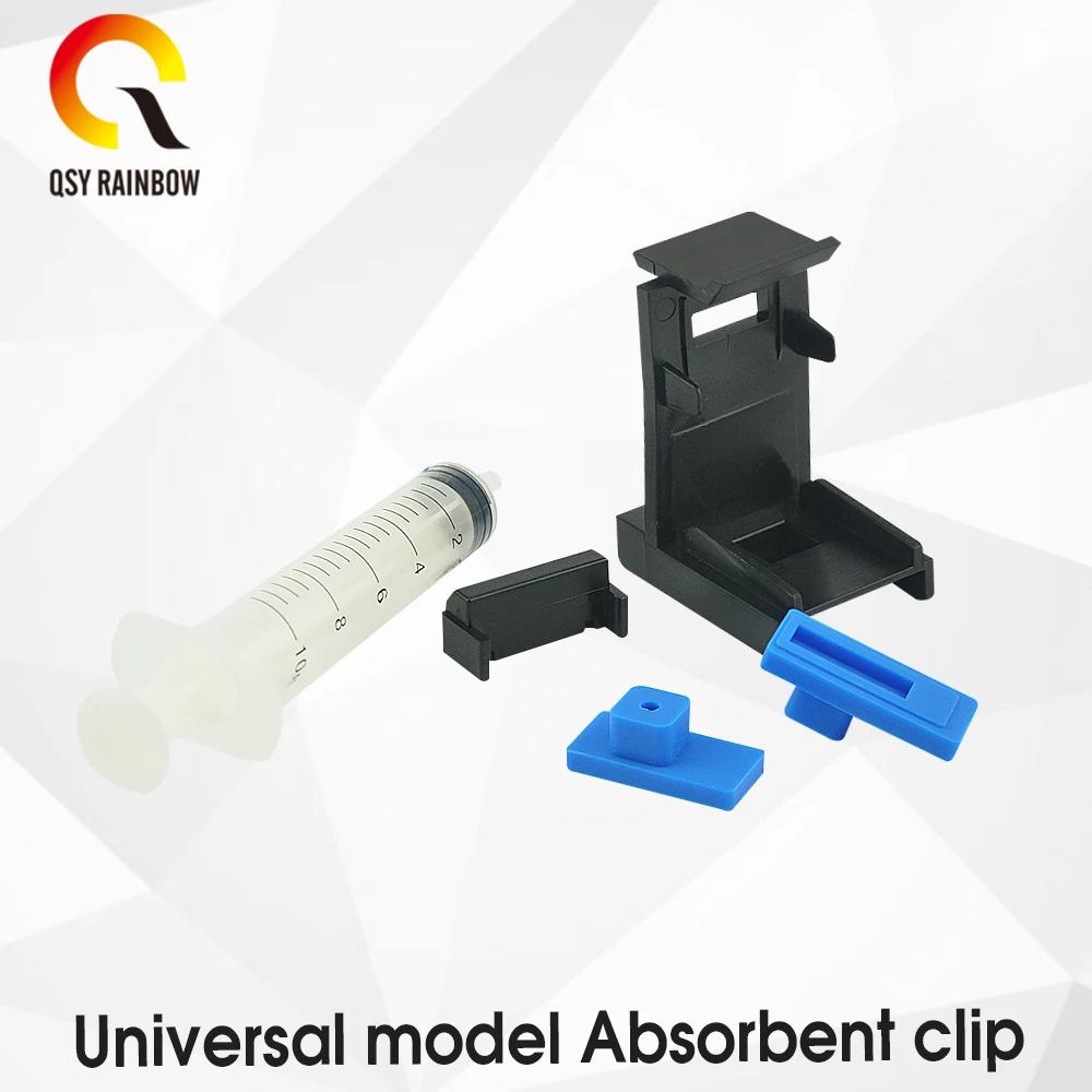 

CMYK SUPPLIES Ink Cartridge Clamp Absorption Clip Pumping Tool for hp for canon 121 122 140 141 300 301 302 21 22 61 650 652 651