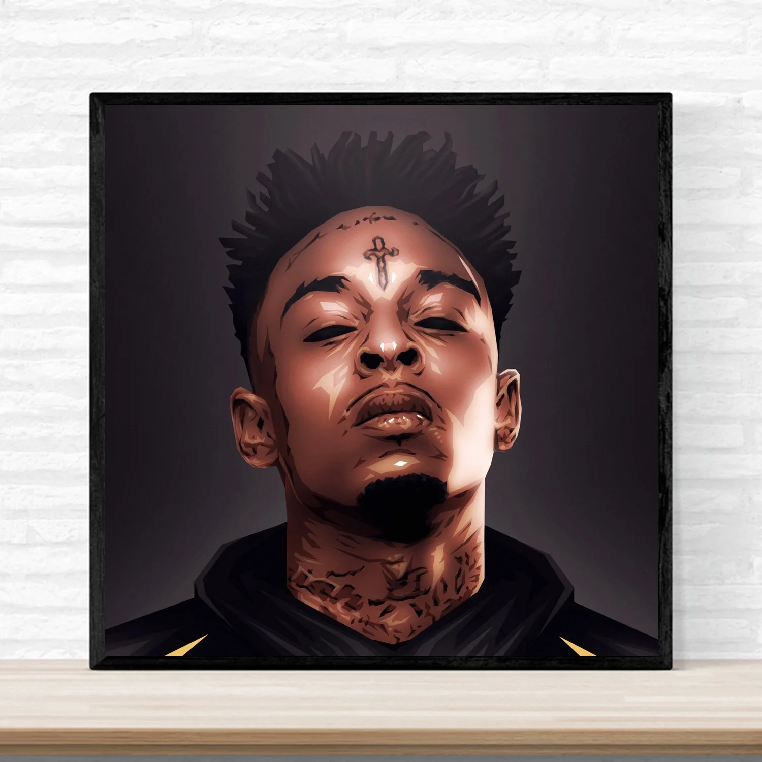21 savage постер холст картина печать настенное искусство домашний декор без рамки