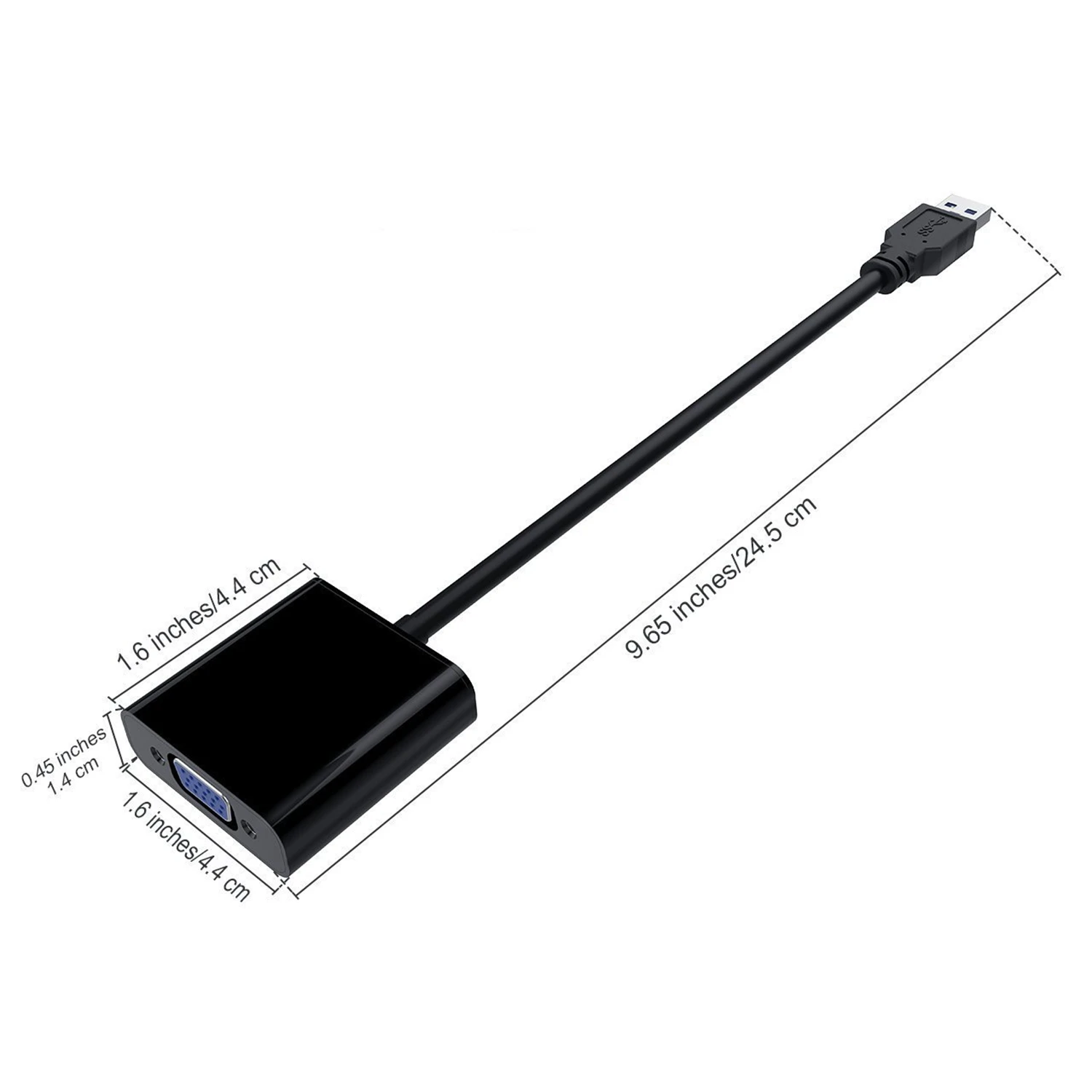 Полностью Премиум USB 3 0 в VGA адаптер конвертер FULL HD внешняя видеокарта мульти