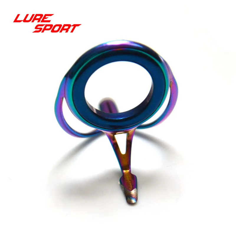 LureSport 9 шт. Руководство Топ Набор MN Радуга рамка голубое кольцо литье стержень