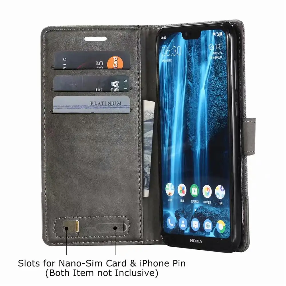 Чехол-книжка для Nokia 7 6 5 3 2 8 1 Plus 4 X6 X71 9 | Мобильные телефоны и аксессуары
