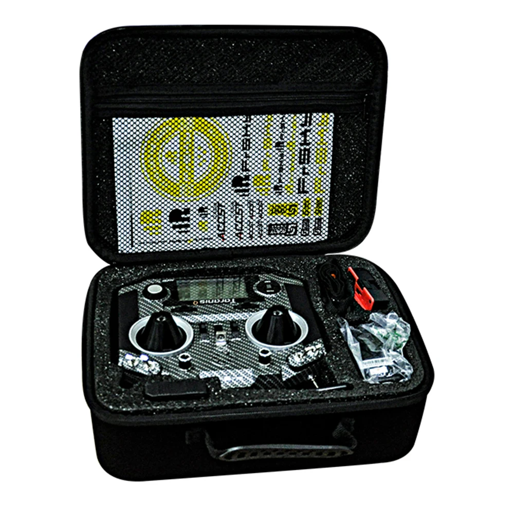 Передатчик FrSky Taranis Q X7S 16CH с датчиком Холла M7 карданный подвес + сумка из ЭВА для