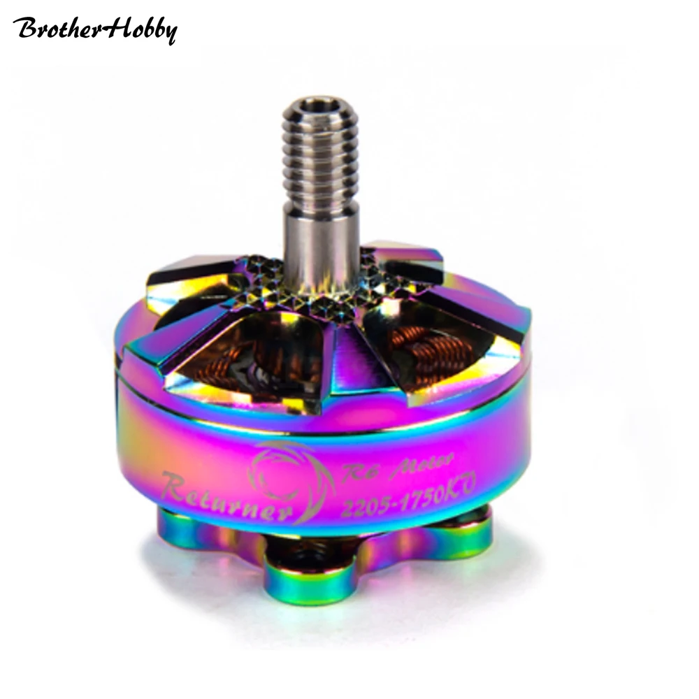 1 шт Brotherhobby Return R6 2205 1750KV 2450KV 2700KV 4-6S бесщеточный двигатель для радиоуправляемого