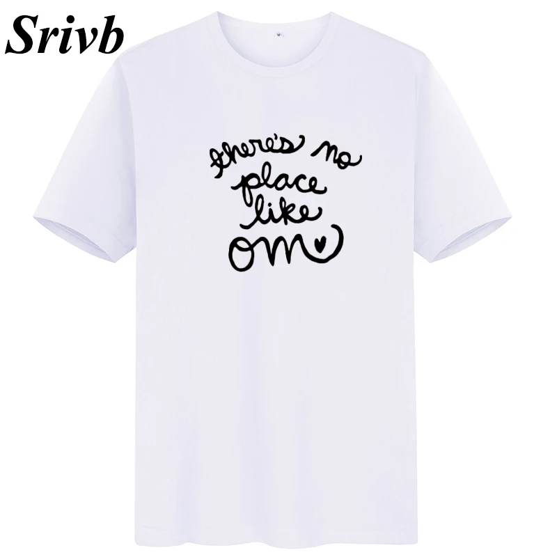 Женская футболка с коротким рукавом Srivb Eike Om Funny Letetr черная и белая свободная