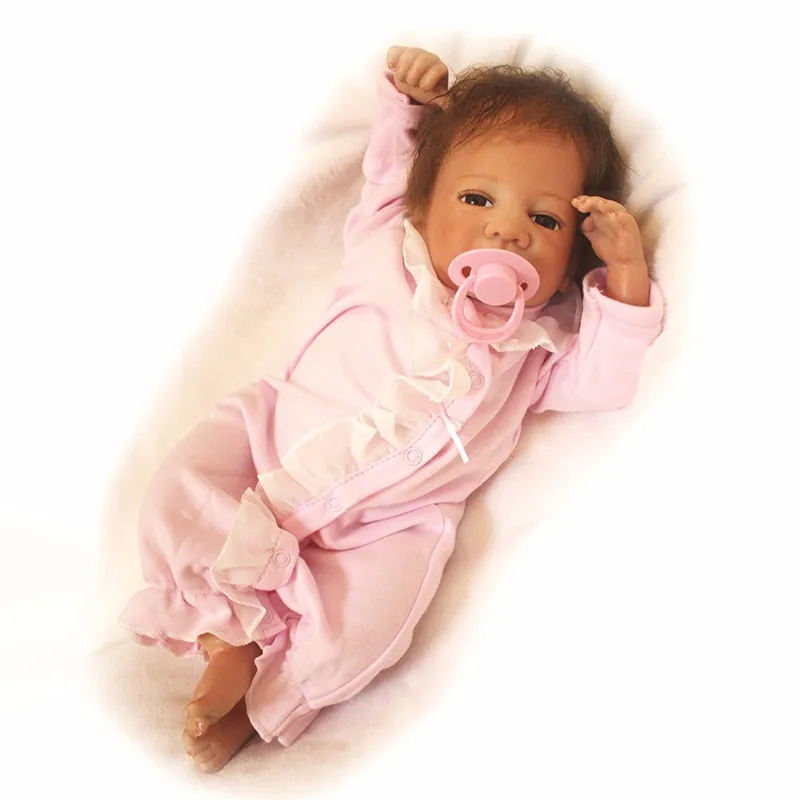 Кукла Reborn otarddoll Boneca 18 дюймов 45 см мягкая силиконовая кукла Реалистичная Bebe для