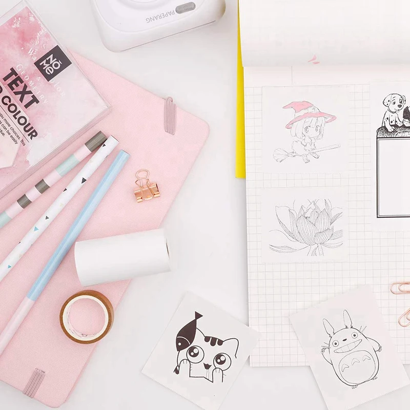 3 рулона печать наклеек бумага белая сразу термальная самоклеющаяся 57X30 мм для