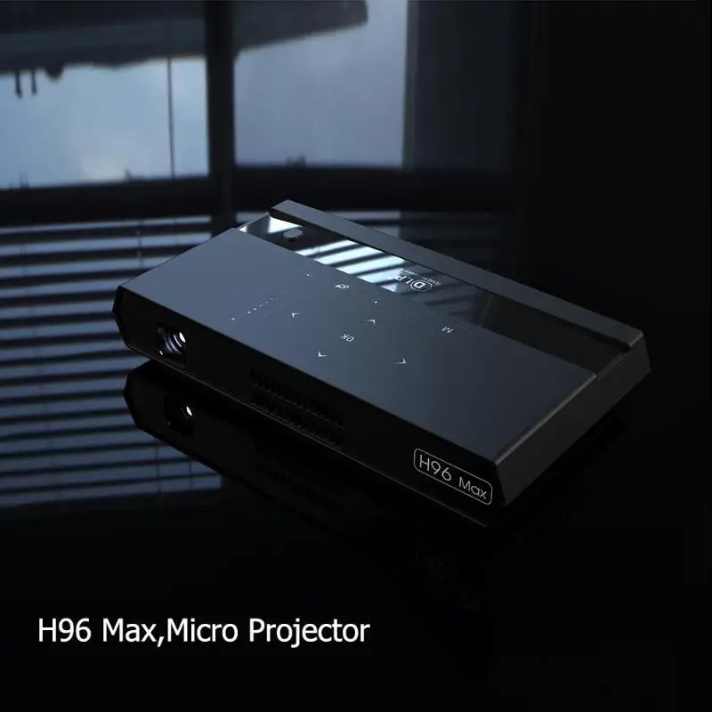 H96 Max S912 4 K голос проектор для android-устройств 2 GB 16 5 ГГц Wi-Fi RGB светодиодный DLP Android ТВ