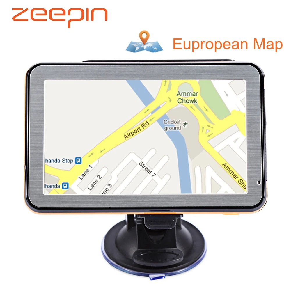 5 дюймов сенсорный HD Автомобильный gps навигатор FM радио Европа карта USB TF Sat Nav
